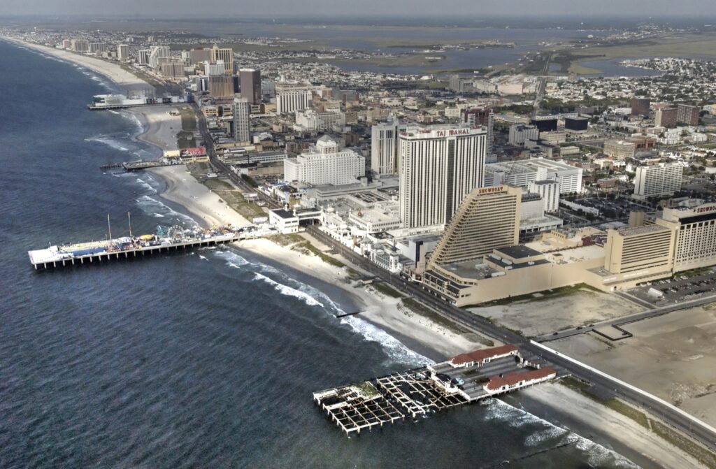 Aerial view of Atlantic City NJ